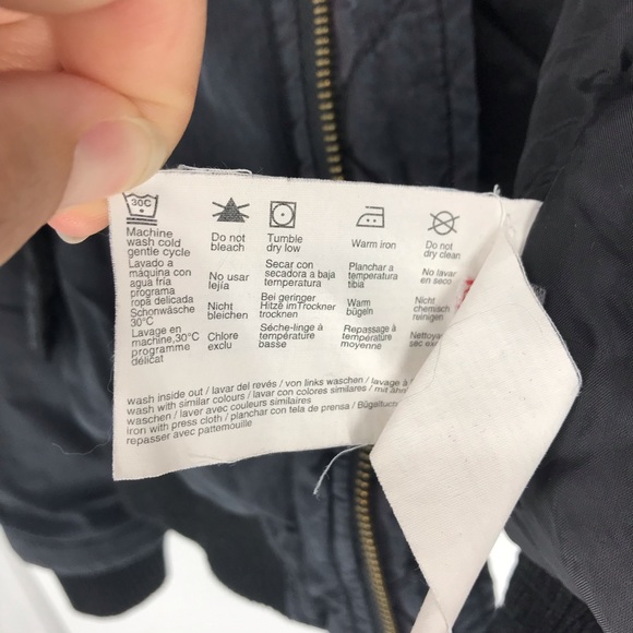 Esprit jacket black bomber style men’s xxl - Picture 15 of 16